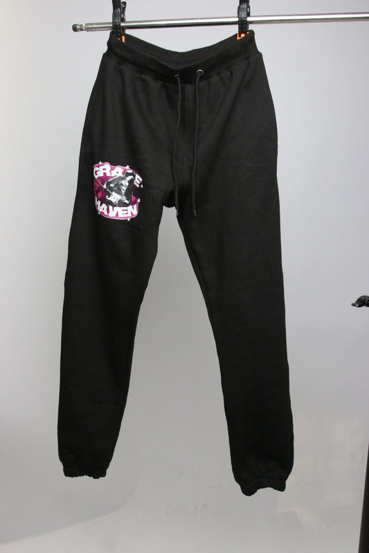 "Star Redemption" Black Sweatpants